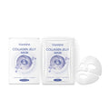 Collagen moisturizing mask sheet pack of 4 pieces with hydrating essence and grape seed oil