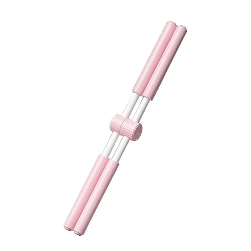 Body corrective yoga stick 78x5.5x6.5 cm steel PP PU cotton for fitness shaping dance sports pink blue green