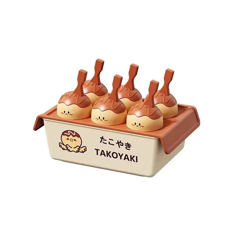Plastic octopus balls ice cream mould for homemade takoyaki-style desserts