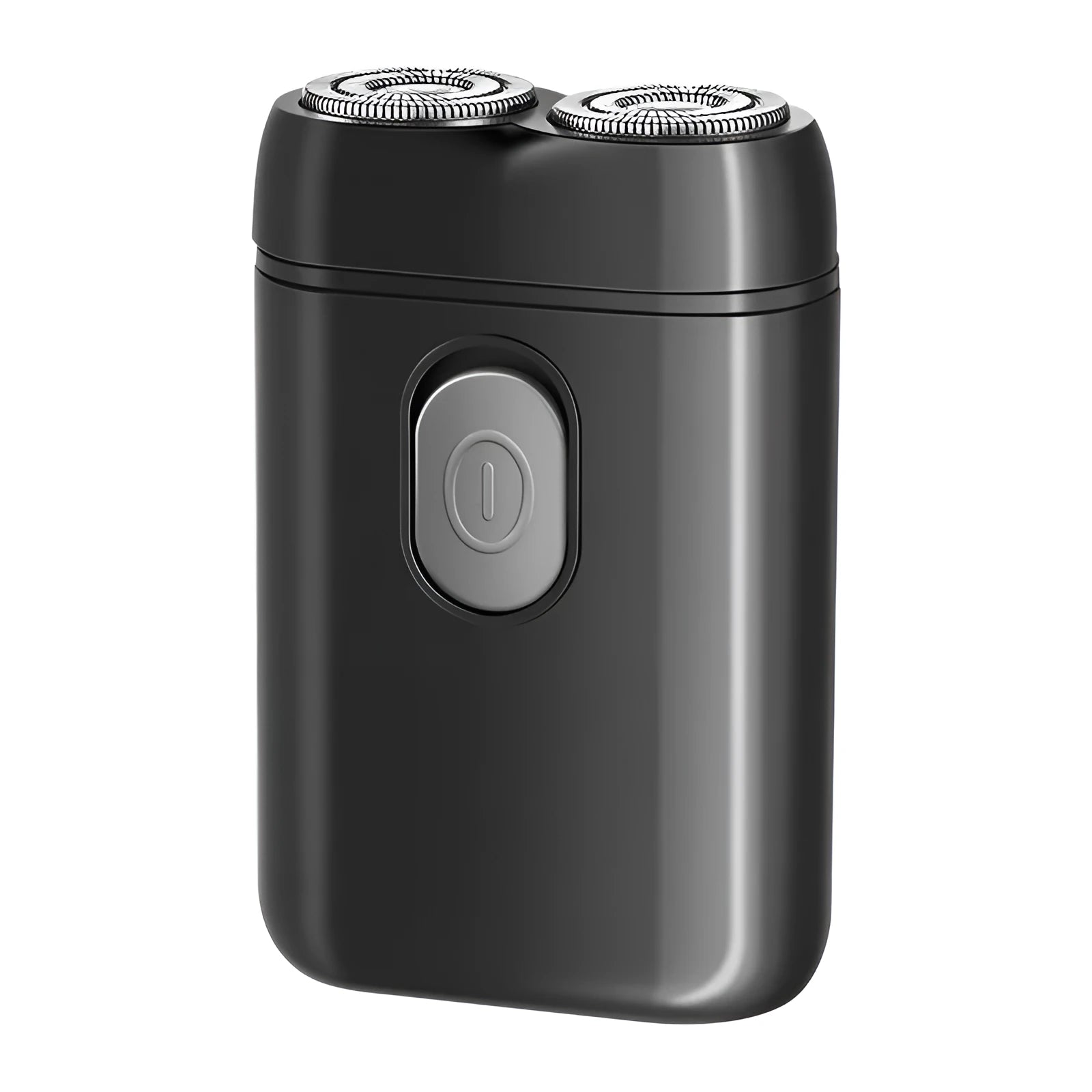 Rechargeable electric shaver with LCD display in black, silver, and liquid crystal black colour options.