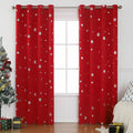 Snowflake pattern shade cloth curtain in polyester fabric with high-shading properties
