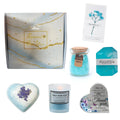 Soy wax aromatherapy candle bath gift box set with modern design and multiple colour options