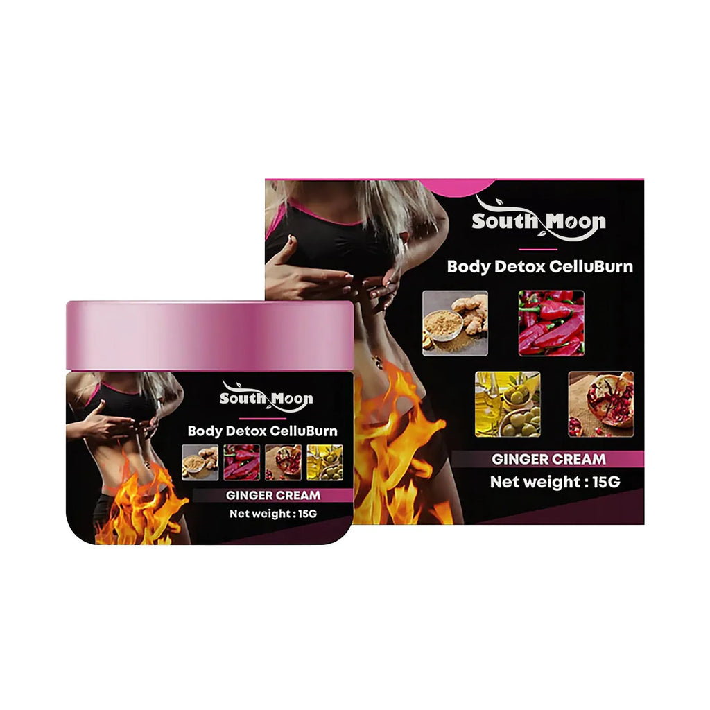 15g ginger body thigh slimming shaping tightening cream jar with olive oil and hyaluronic acid