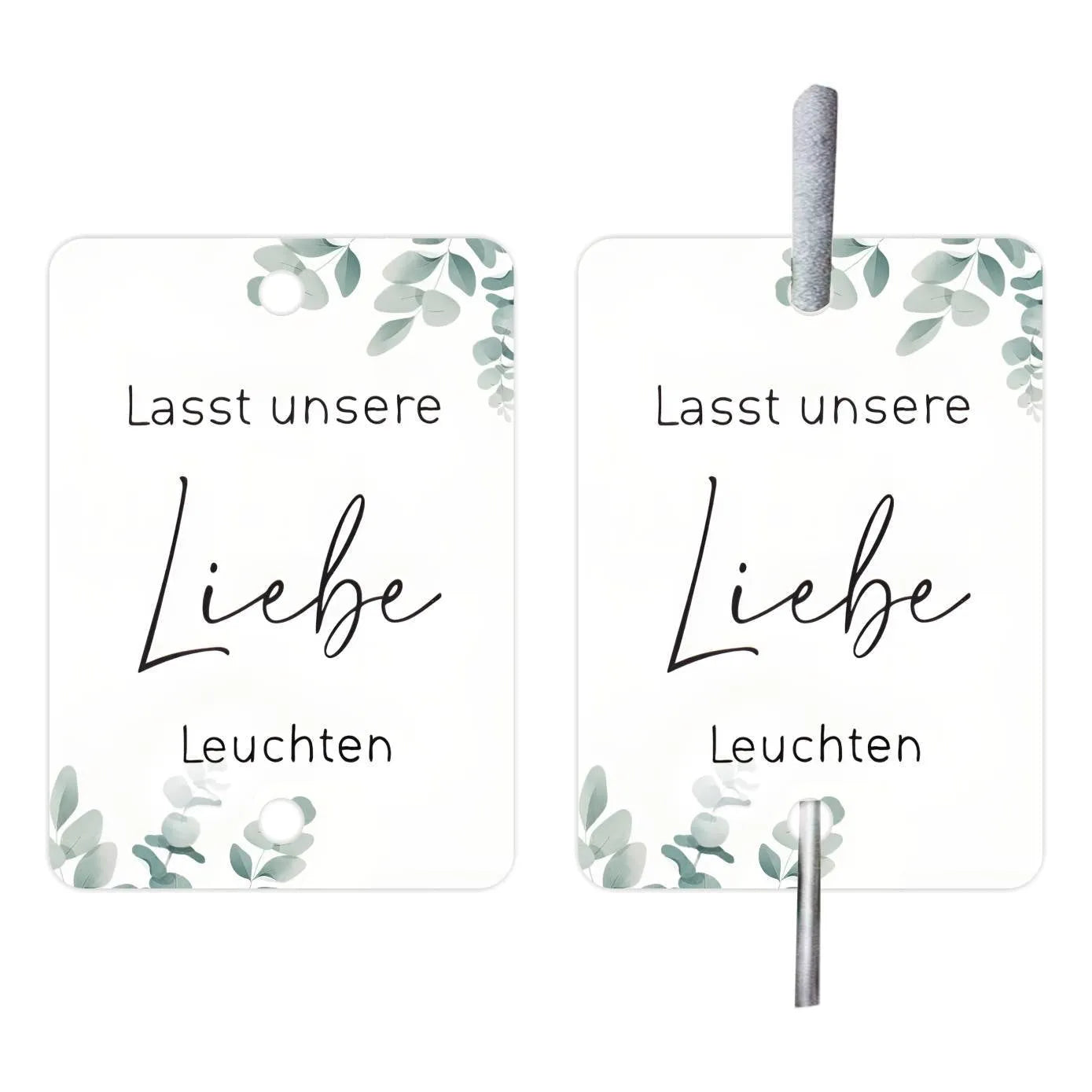 Fireworks 'I Make Love Sparkling' decorative labels on white card paper for celebration stationery