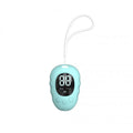 Rechargeable silicone sleep aid hand grip with sleep monitor in white, black and green colour options