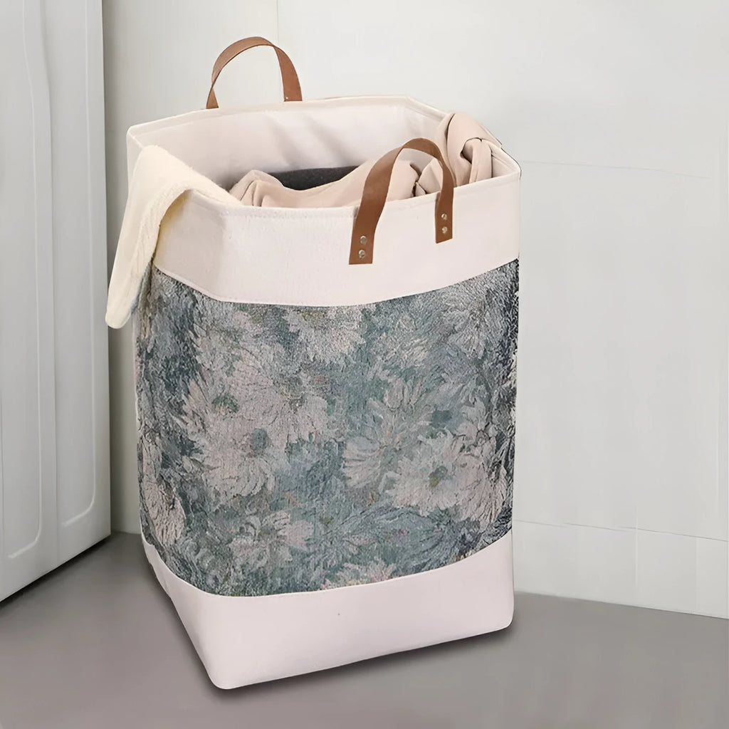 35x35x55cm fabric storage bag in one of seven colour patterns including pastoral stripes and misty blue flowers