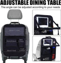 Black Oxford cloth car seat back buggy bag measuring 42x30cm hanging behind headrest