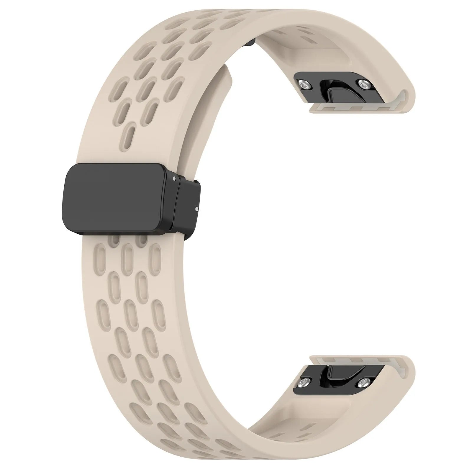 Garmin Fenix quick release watch strap in multiple colours showing quick release pins and included utility knife
