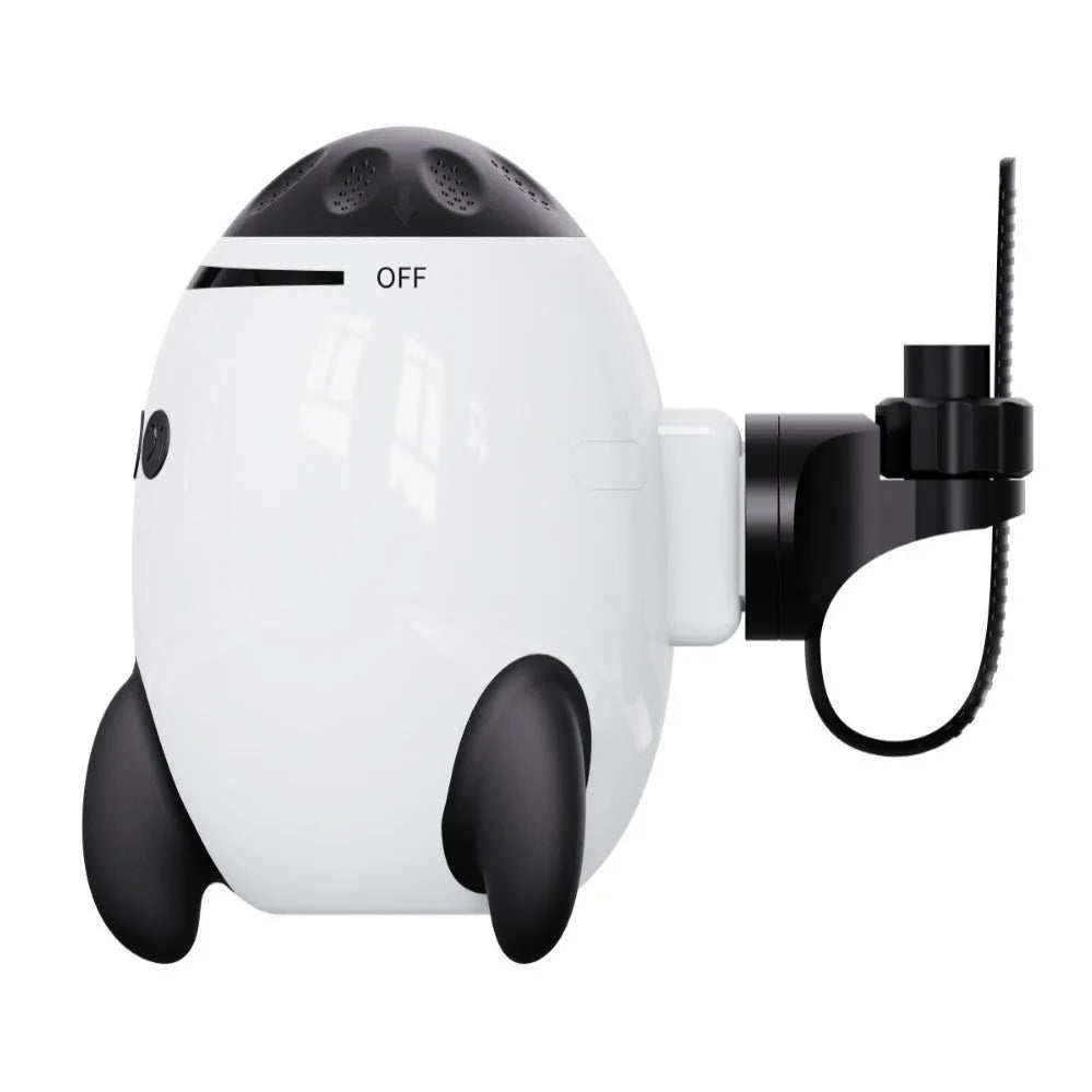 White baby stroller shaking device with Bluetooth and white noise functions