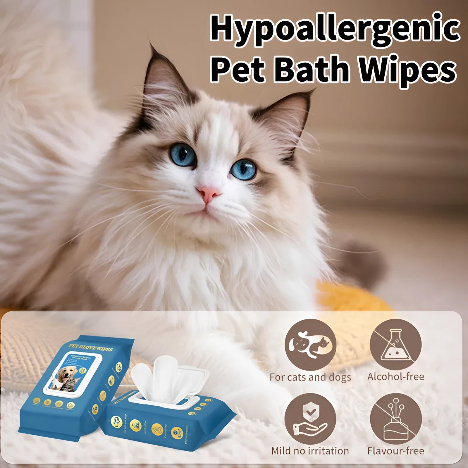 Pet disposable gloves for cat bath cleaning and pet supplies maintenance