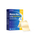 Box of 14 Lung Care Soothing Patches, a transdermal PE plaster for topical application.