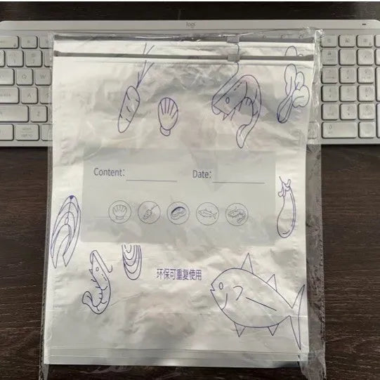 Pack of aluminium foil sealed bags in small, medium, and large sizes with bag and box style options