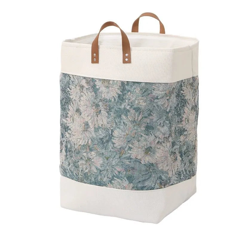 35x35x55cm fabric storage bag in one of seven colour patterns including pastoral stripes and misty blue flowers