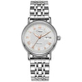 Automatic women's mechanical watch with 12mm case on steel or leather strap in various colours.