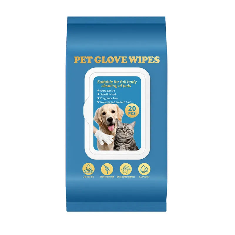Pet disposable gloves for cat bath cleaning and pet supplies maintenance