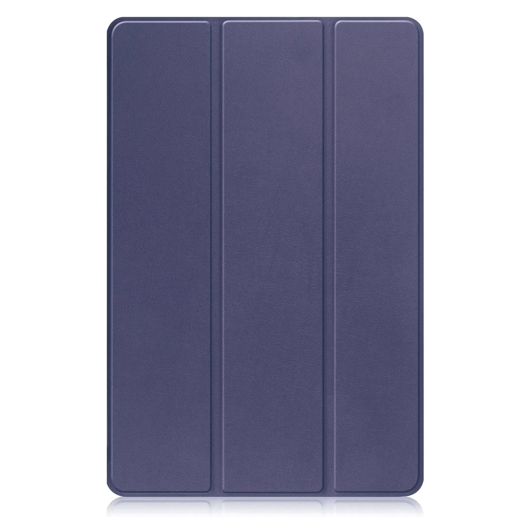 Ultra thin anti drop protective case for Xiaomi Tablet 5 Pro 12.4, tri-fold hard shell, black, front view