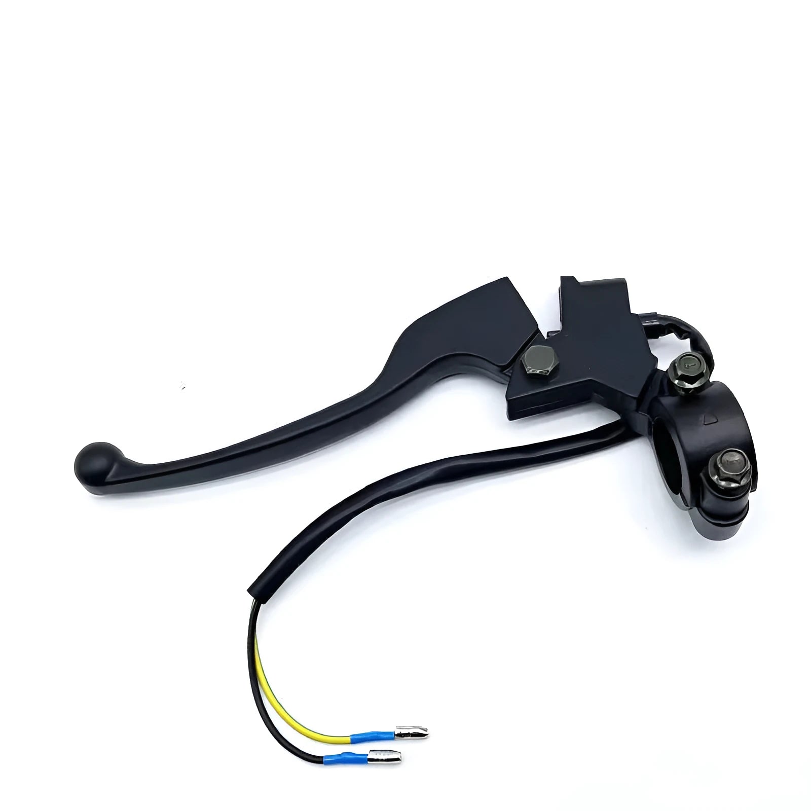 Aluminium alloy industrial brake handle assembly with power off switch line and 22mm thick grip