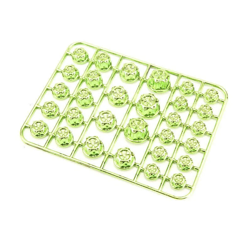 30-piece set of coloured ABS plastic motorcycle screw caps for engine bolt protection