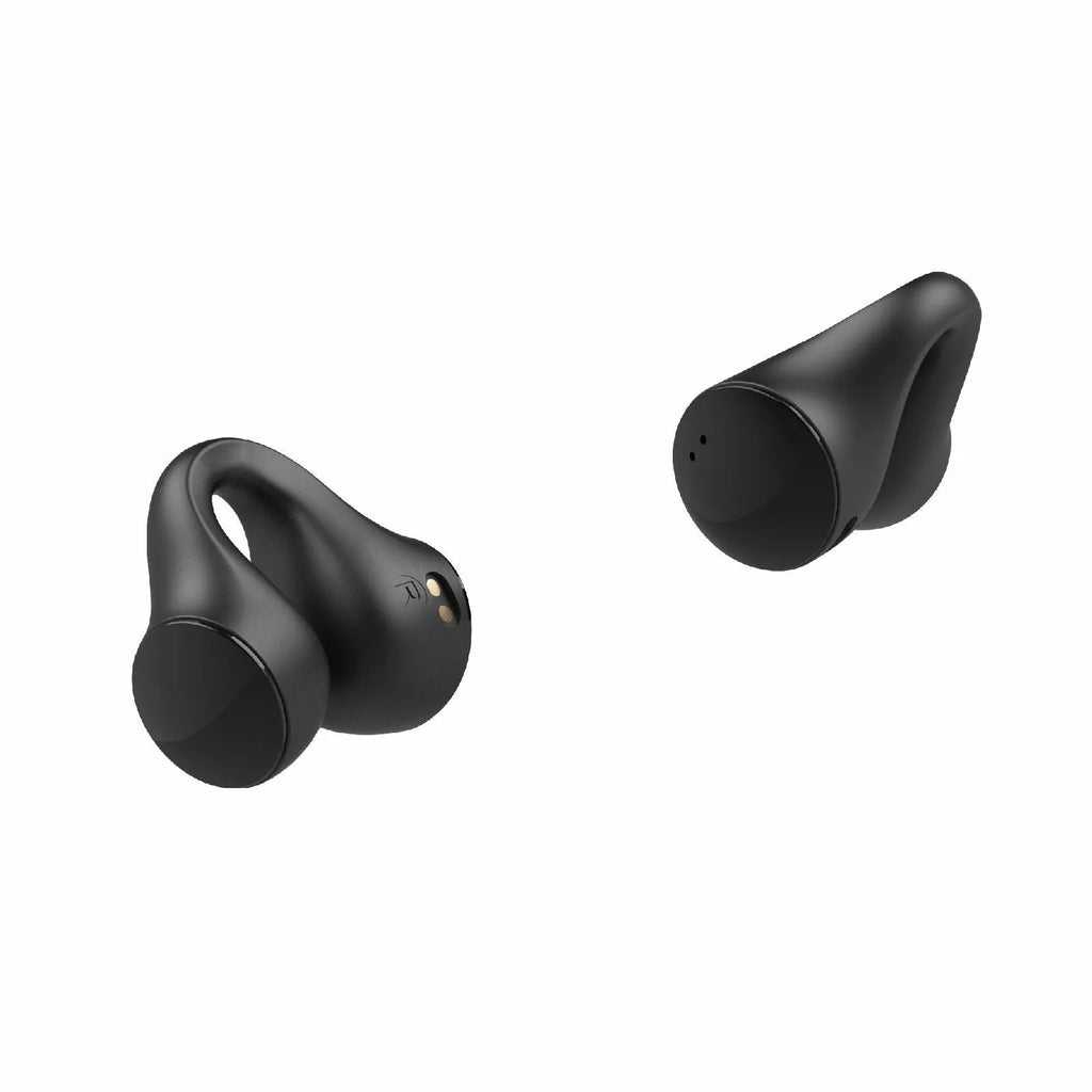 Open ear clip headset TWS Bluetooth 5.0 with 11.2mm driver in black and white colours