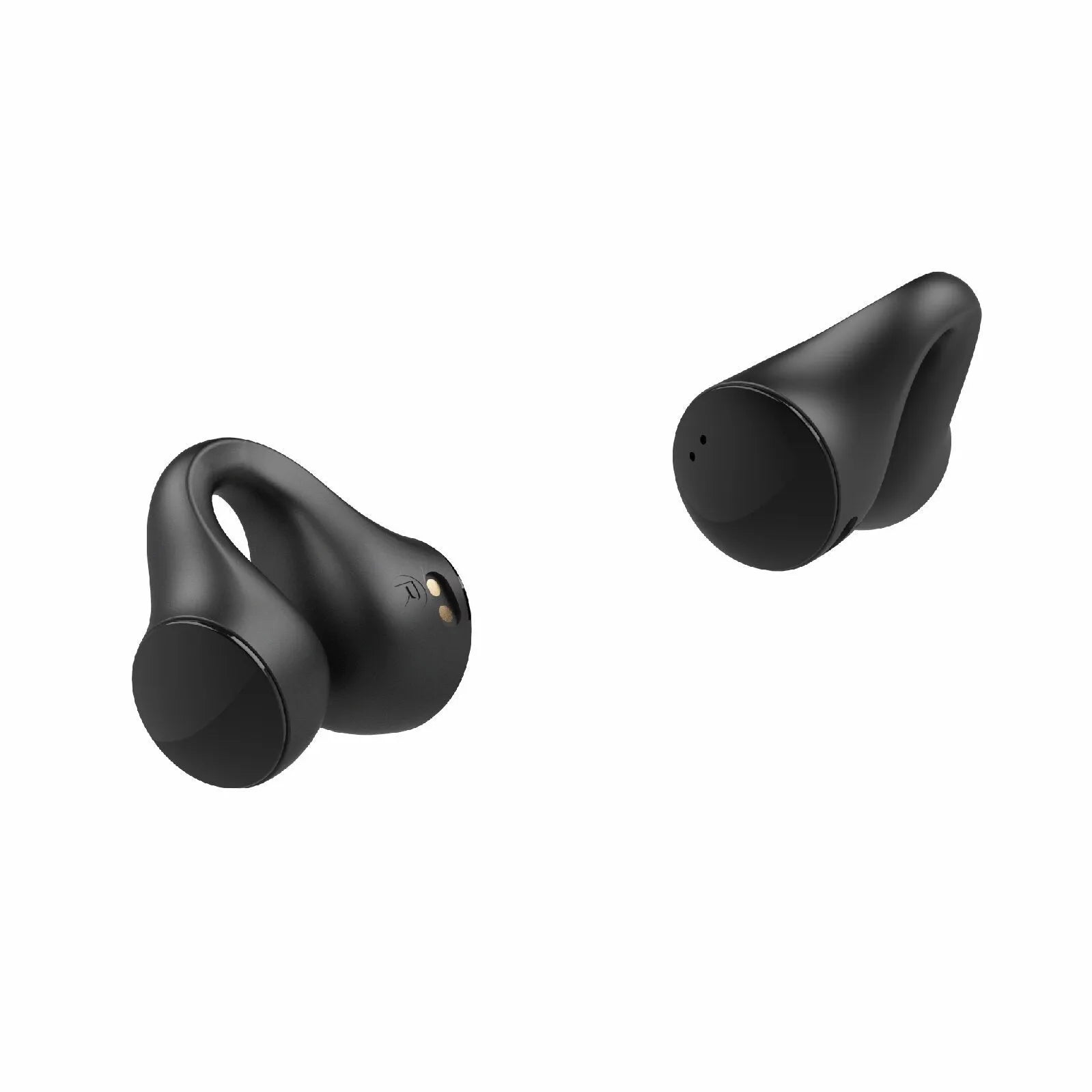 Open ear clip headset TWS Bluetooth 5.0 with 11.2mm driver in black and white colours