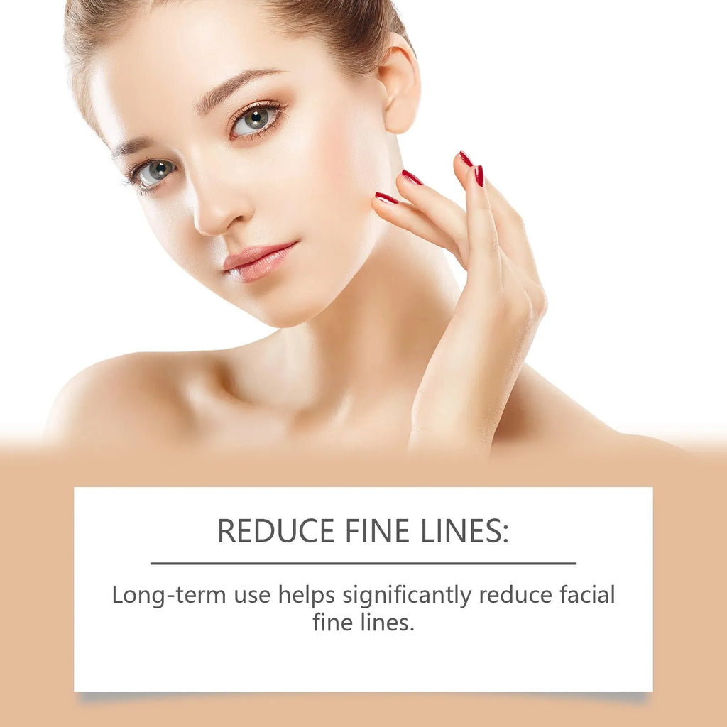 30ml bottle of clear anti-aging facial serum with hyaluronic acid and bee venom in dropper packaging