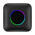 Tbox-Led Wireless CarPlay adapter with Android 13 system showing compact dimensions and connection ports