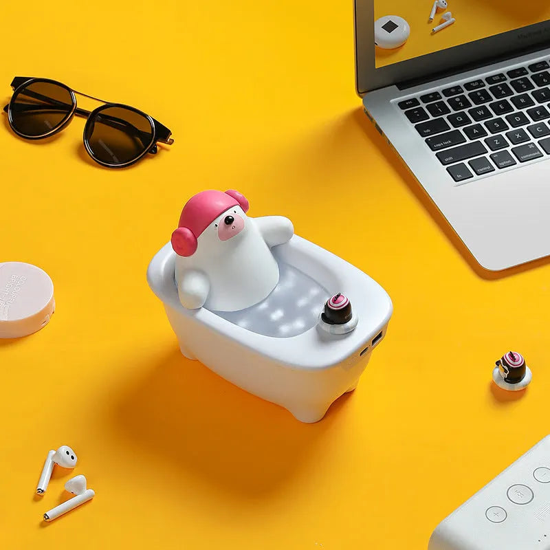 White USB humidifier with 550ml water tank and mist output