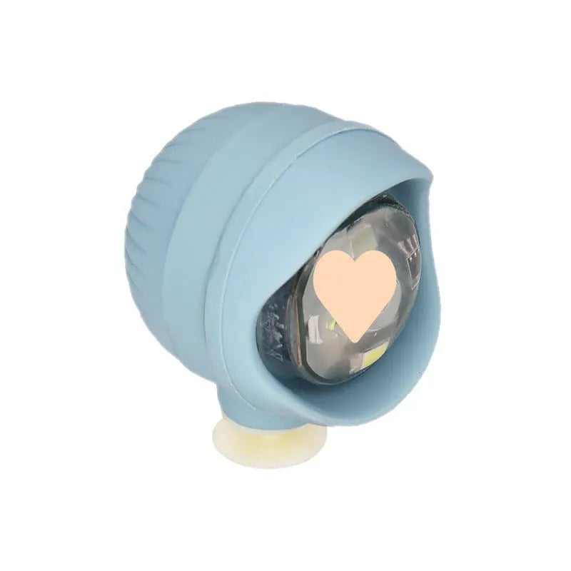 PVC camping warning hole shoes light in 4.5cm by 3.3cm by 3cm size with nine colour options