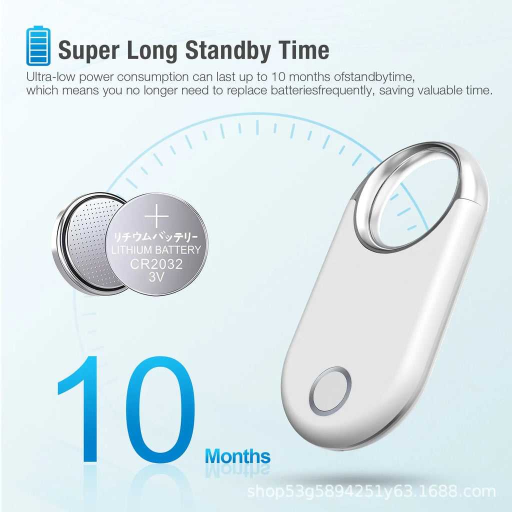 Black and white USB GPS tracker device with compact 55.1mm dimensions for pet and child tracking