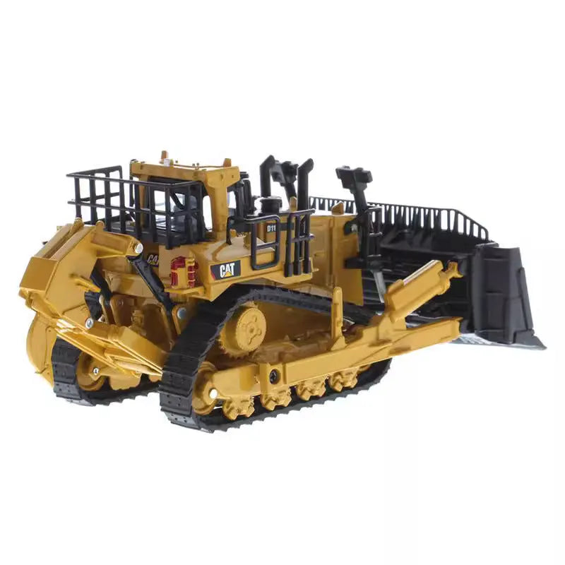 Carter alloy die-cast D11 bulldozer model in yellow packaging box for teenagers