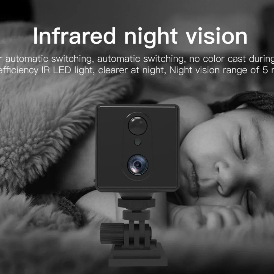 Wireless 4G indoor surveillance camera with 3MP resolution and 10 metre infrared night vision
