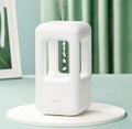Weibel anti-gravity water drop humidifier white 500ml cool mist with atmosphere light on a nightstand