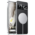 Metal phone case for Google 7, 7A, 7 Pro and 8 Pro with magnetic lock and PC metal back cover