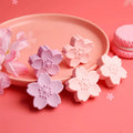 Cherry blossom design soft rubber eraser that leaves no marks and produces little debris.