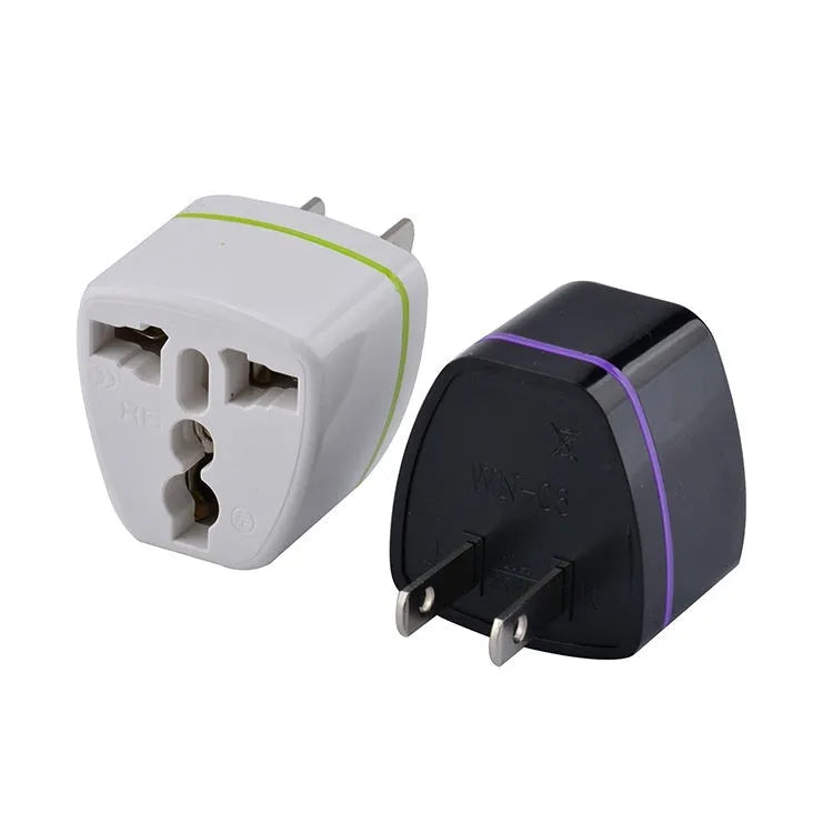 Pure copper global travel adapter plug in white, converting British and European standards, 10A 2500W