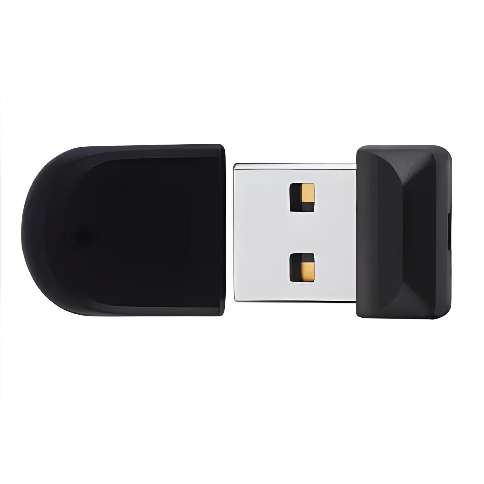 Black Bidding U Disk 128GB USB 2.0 flash drive with rotational plastic casing