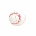 Transformable plastic dog ball toy that changes to flying disc, shown in orange colour