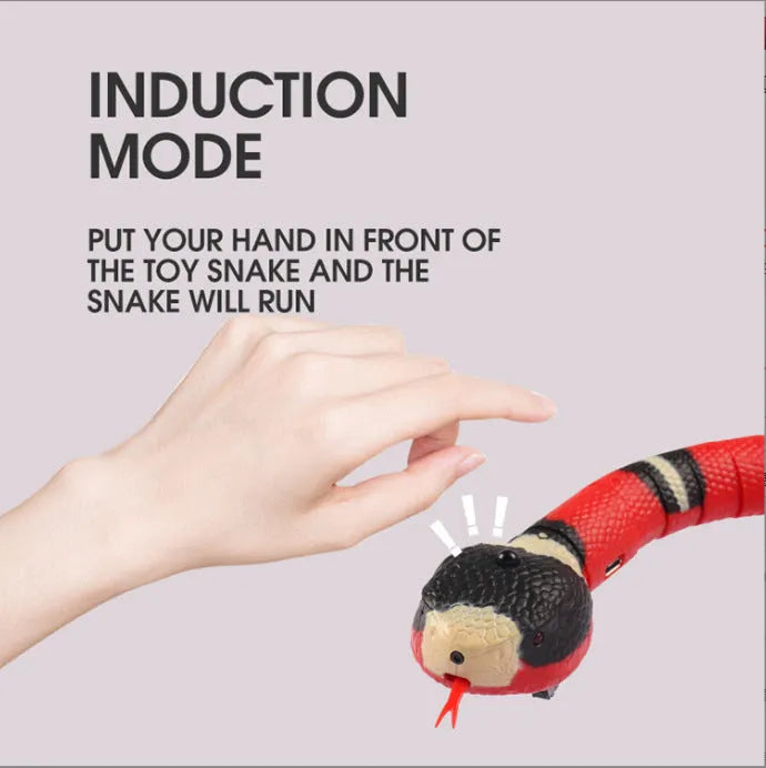 Remote control electric snake toy plastic silver ring intelligent obstacle avoidance children 4-6