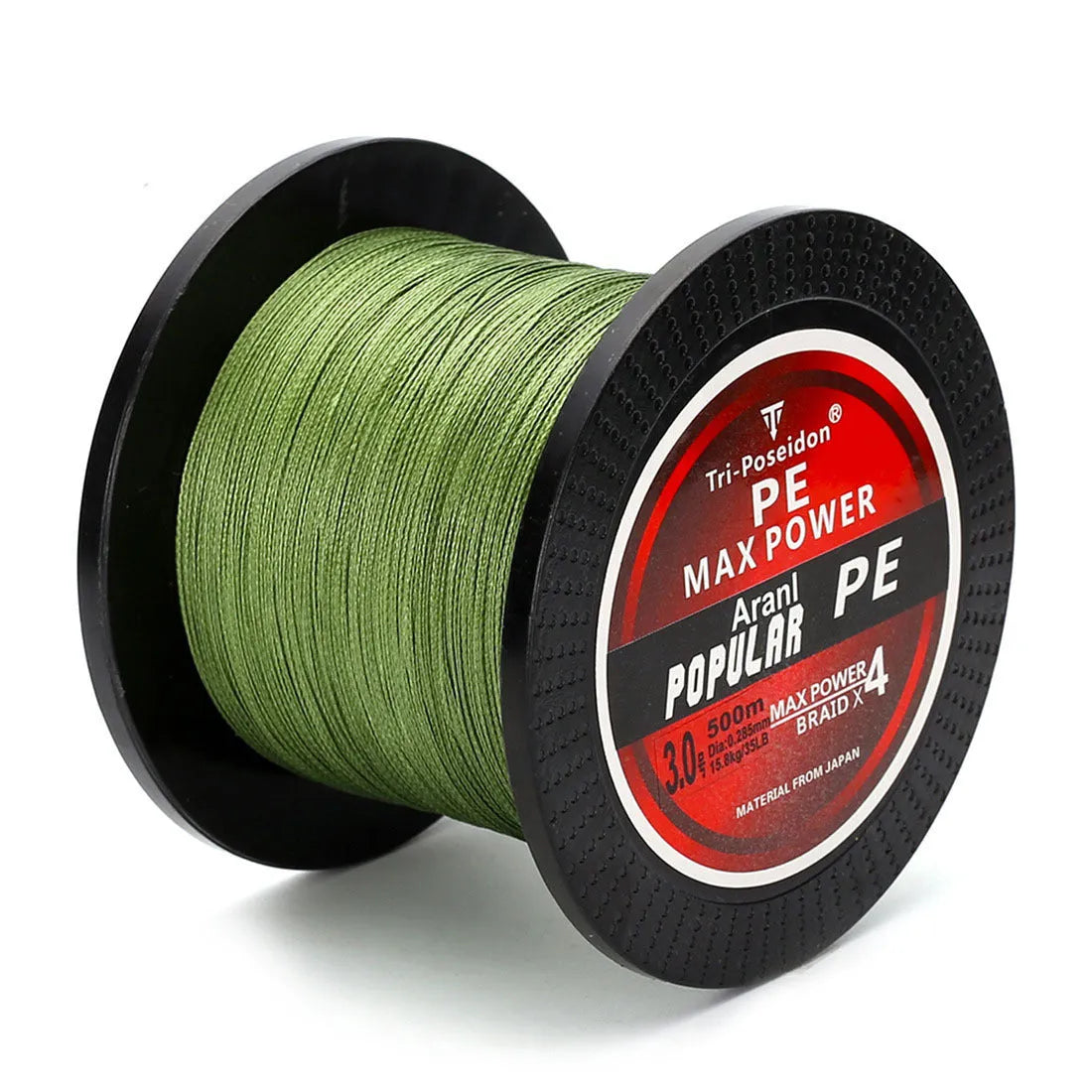 4Braided Fishing PE Strong Pull Horse Main Line 300M SK-75 from Japan in grey and yellow