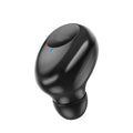 Mini unilateral Bluetooth headset in black, ABS material, 26x17x24mm size, with power display