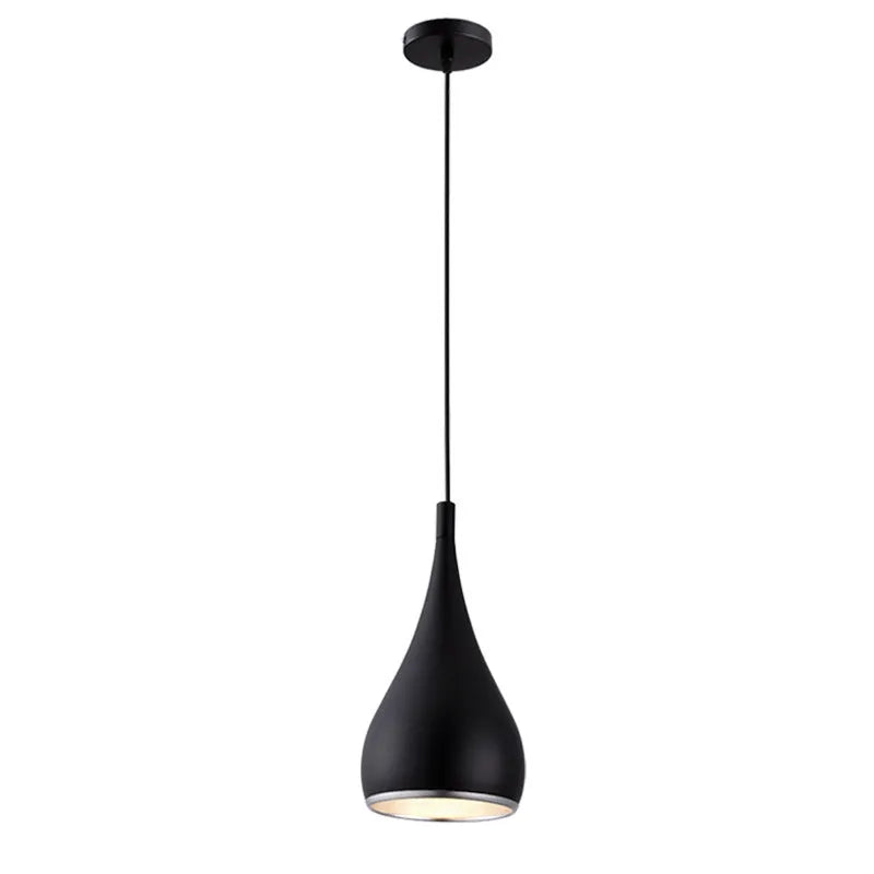 Minimalist black iron chandelier bedside lamp with three adjustable heads on a long platter.