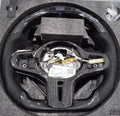 Black carbon fibre sports steering wheel with LED display for BMW X3 X5