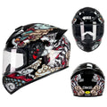 Dragon colour ABS motorcycle helmet shown in profile, suitable for men and women.