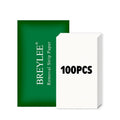 BREYLEE nasal mask paper strips showing 7.8x12.5cm dimensions and 100-piece pack