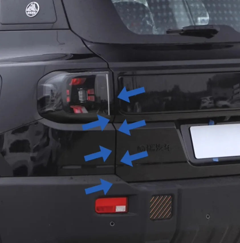 Electric tailgate modification kit with one-foot kick sensor and 4 kg trunk accessories