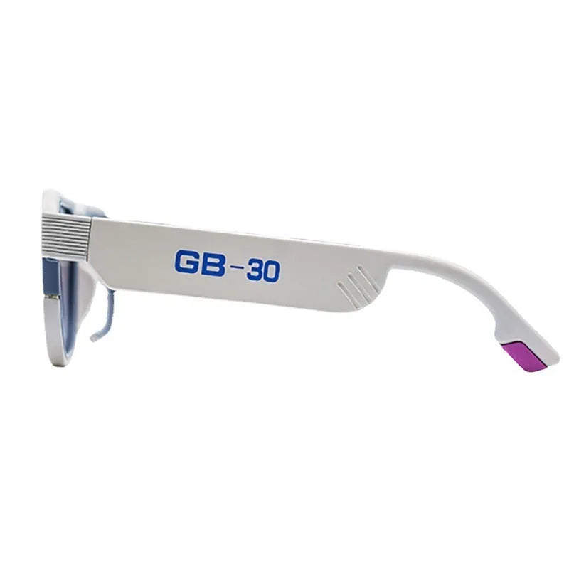 Directional audio glasses with PC frame, 150x150x51mm, 46g, Bluetooth smart speaker, grey or black