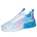 Women's mesh sneakers in pink, plum red, and moonlight colours with PU sole