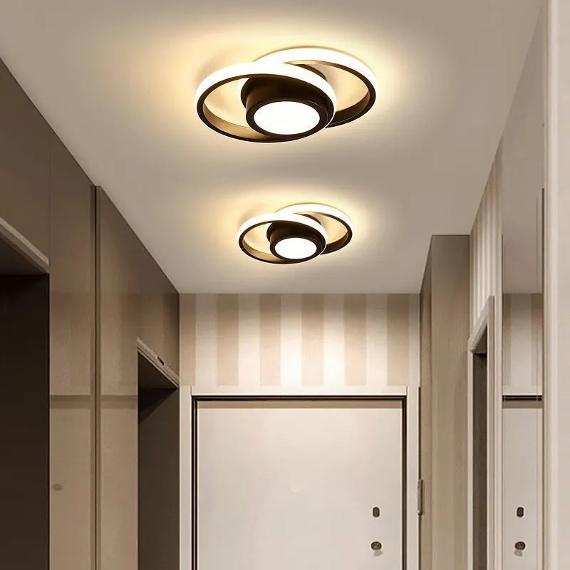 Creative butterfly shape LED corridor ceiling light with silicone shade