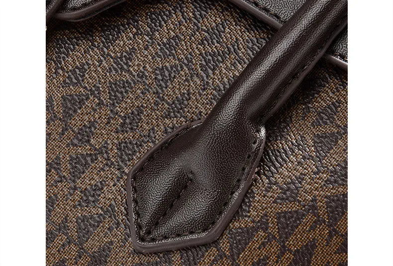 Retro textured PU crossbody bag in horizontal square shape with single shoulder strap, available in black apricot coffee colours