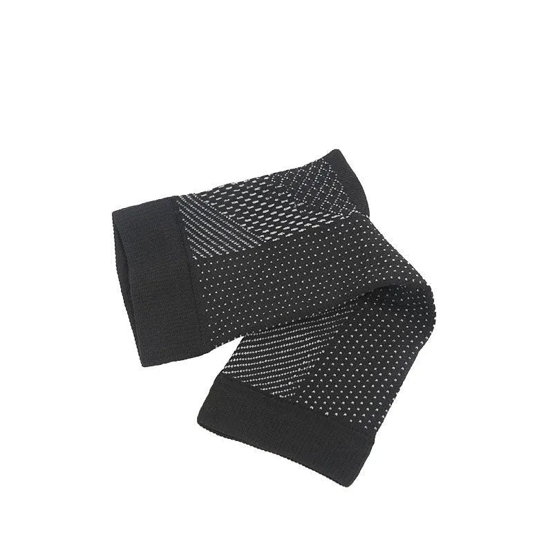 Korean-style compression sports socks in white, black, skin colour, and copper options